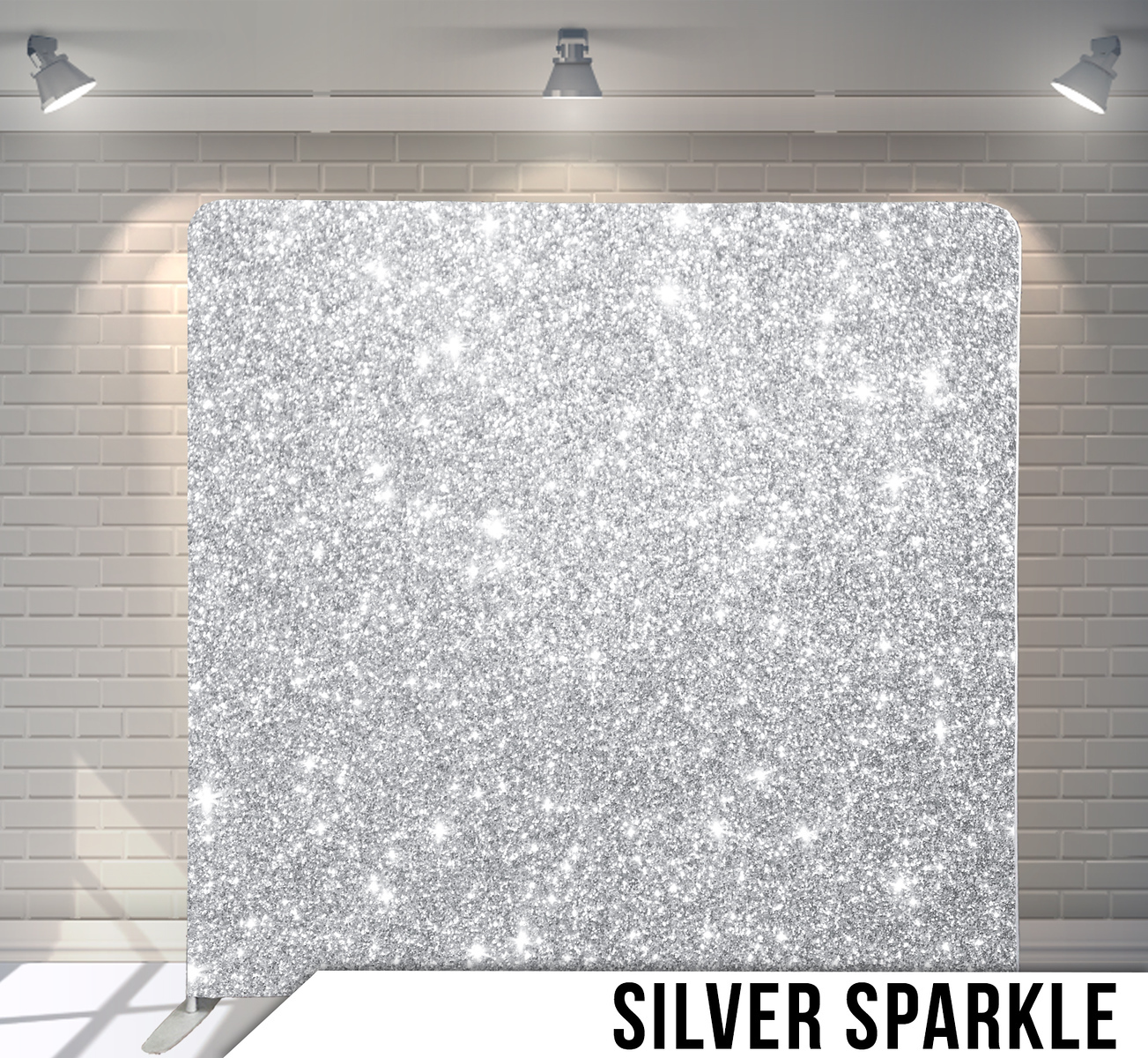 Silver Sparkle backdrop